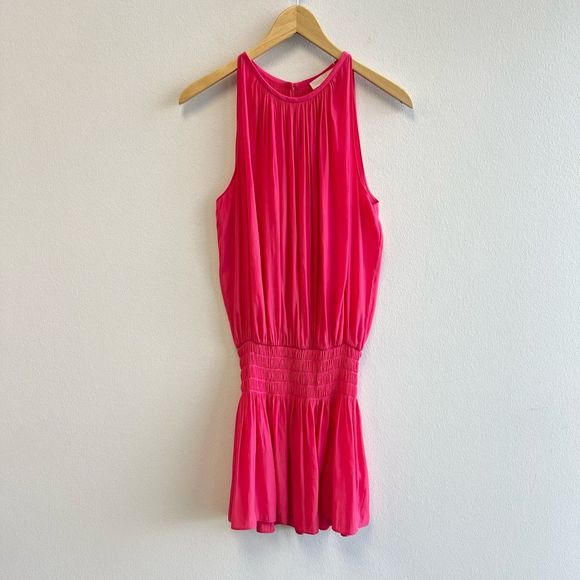 Ramy Brook Paris Sleeveless Mini Dress in Riviera Pink Women’s Small - Picture 8 of 11
